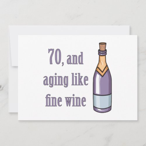 Funny 70th Birthday Gift Ideas Custom Invites