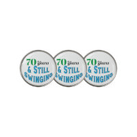 Funny 70th Birthday Golf Ball Marker