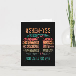 Funny 70th Birthday Golf Pun Golfing 70 Year Old G Card