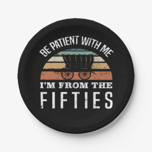 Funny 70th Birthday I’m From The 1950s Paper Plates