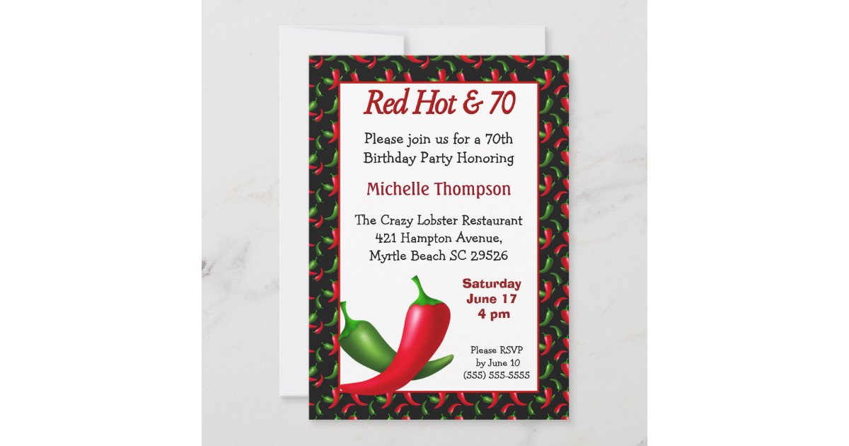Funny 70th birthday invitation zazzle