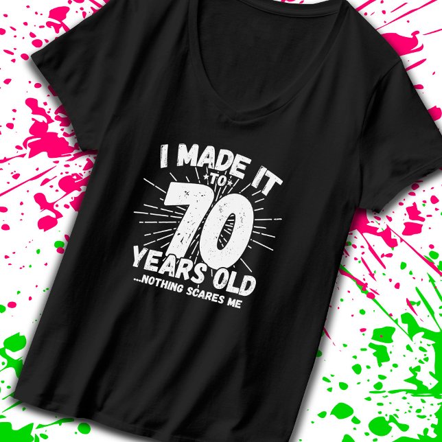Funny 70th Birthday Quote Sarcastic 70 Year Old T-Shirt (Creator Uploaded)