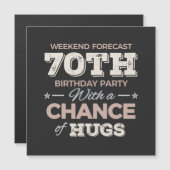 Funny 70th birthday sayings (Front/Back)