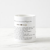 FUNNY 70th Wedding Anniversary Unicorns Customized Coffee Mug (Center)
