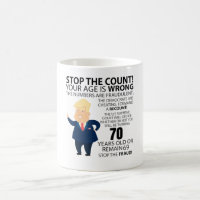 Funny 70th Year Birthday Present Happy Birth year