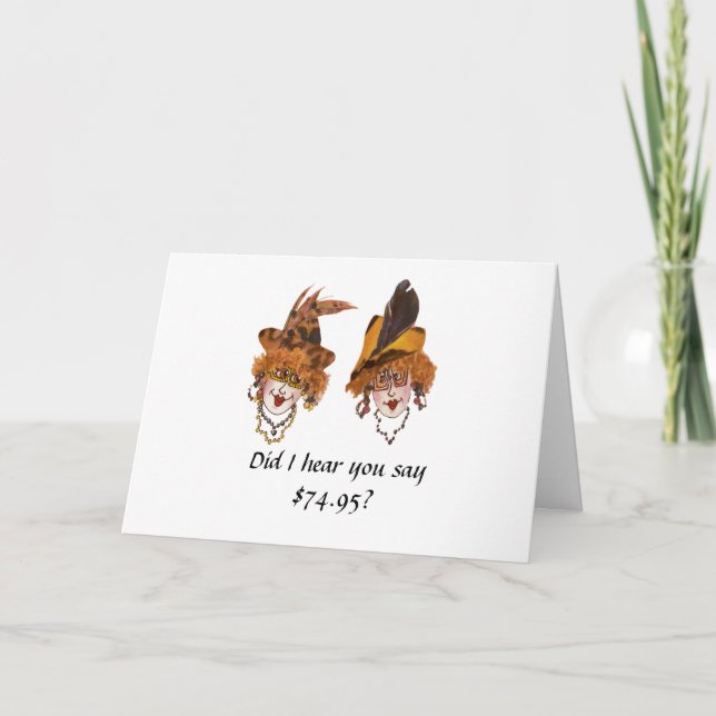 Funny 75th Birthday for Woman Card (Front)