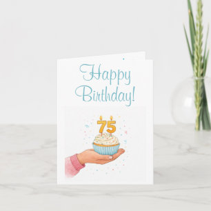 Funny 75th note card