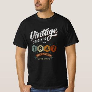 Funny 78 Year Old 1947 Vintage 78th Birthday Gift T-Shirt