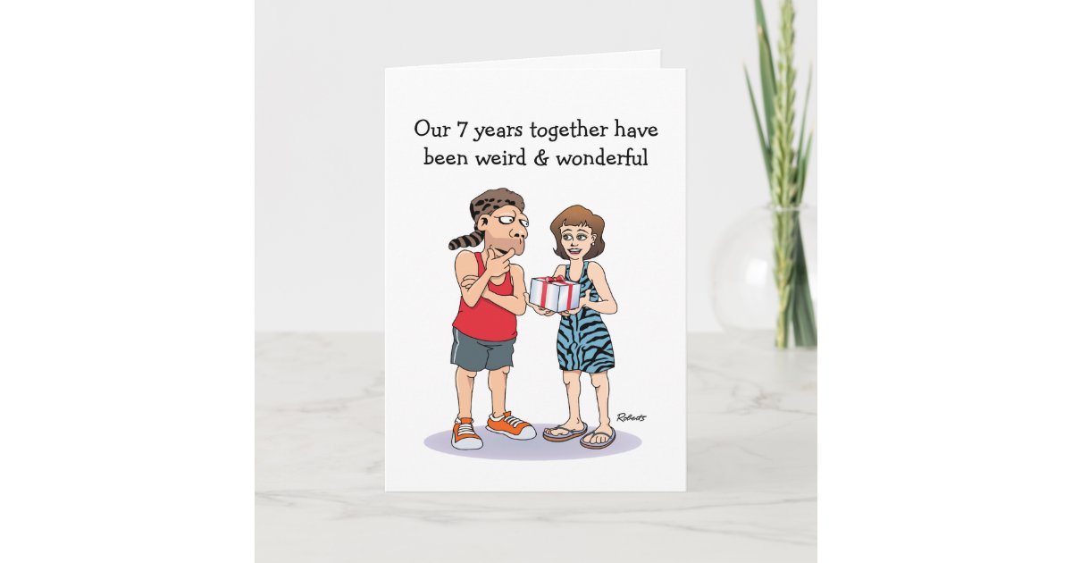 funny-7th-anniversary-card-zazzle