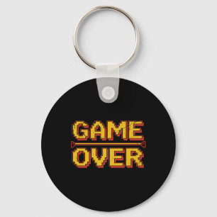 Funny 80s Arcade Retro Nostalgia Gamer Video Game Keychain