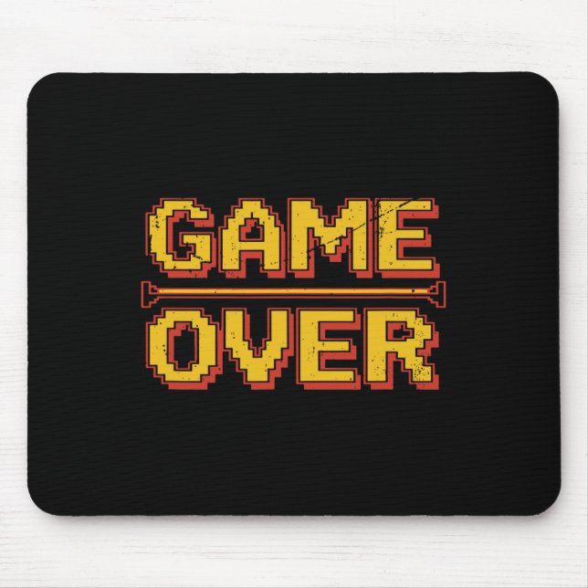 Funny 80s Arcade Retro Nostalgia Gamer Video Game  Mouse Pad (Front)