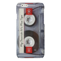 Funny 80's Cassette Tape, Personalized Glossy iPhone 6 Case