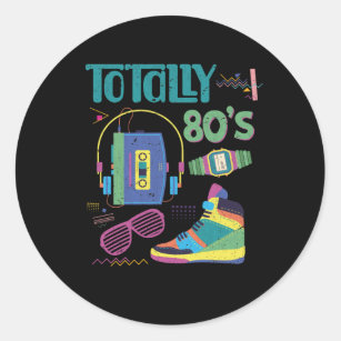Vintage Totally 80s Disco Music Radio Tape Classic Sticker