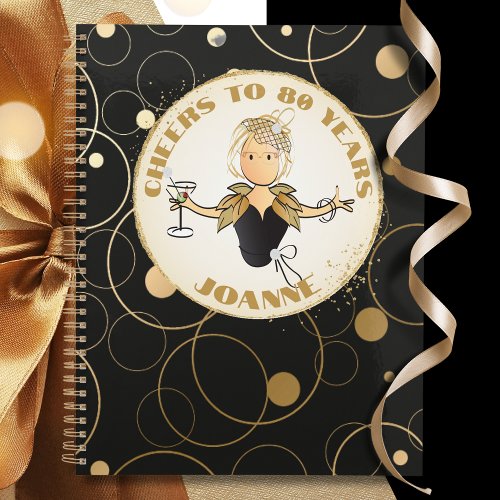 Funny 80th Birthday For Her Cheers to 80 Modern Planner