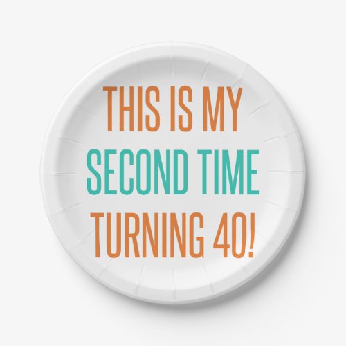 Funny 80th Birthday For Women Paper Plates