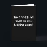 Funny 80th "Over the Hill" Birthday Card<br><div class="desc">Funny "Over the Hill" 80th Birthday Greeting Card for a grandfather with a sense of humor</div>