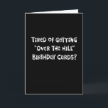 Funny 80th "Over the Hill" Birthday Card<br><div class="desc">Funny "Over the Hill" 80th Birthday Greeting Card for a grandfather with a sense of humor</div>