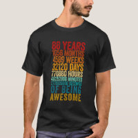 Funny 88Th Birthday Shirt Old Meter Funny 88 Year