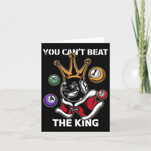 Funny 8 Ball Billiard Pool Player Eight Ball Billi Card
