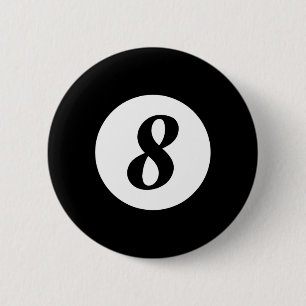 Funny 8 Ball Magic Billiards Pool Lazy Halloween C Button