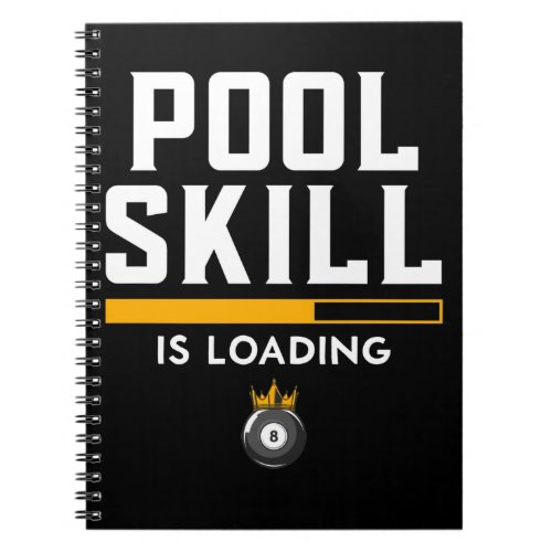 Funny 8 Ball Quote Sports Billiard Pool Notebook