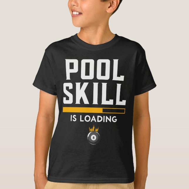 Funny 8 Ball Quote Sports Billiard Pool T-Shirt (Front)