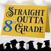 what to write on 8th grade graduation card Amazon.com : Greeting Card Congratulations 8th Grade Graduate - Graduation  with Shooting Stars
