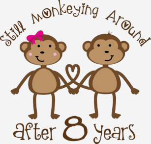 8th anniversary t shirts shirt designs zazzle
