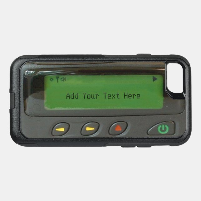 Funny 90s Old School Pager Impressive Look Otterbox iPhone Case (Back Horizontal)