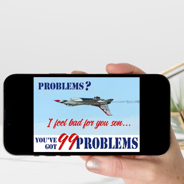 Funny 99 Problems Air Force Basic Training Card (Front Digital)
