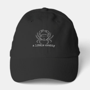 Funny A Little Crabby Minimalist Summer Aesthetic Performance Cap
