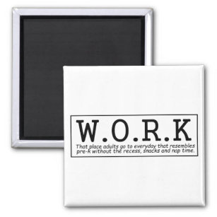 funny magnets for work