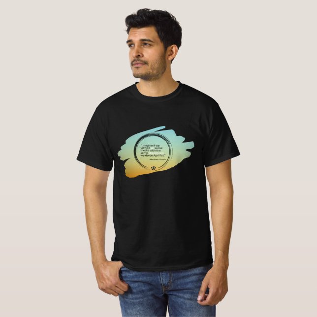 Funny Abraham Lincoln T-Shirt (Front Full)