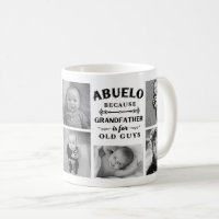 Funny Abuelo Grandfather Photo Collage Coffee Mug