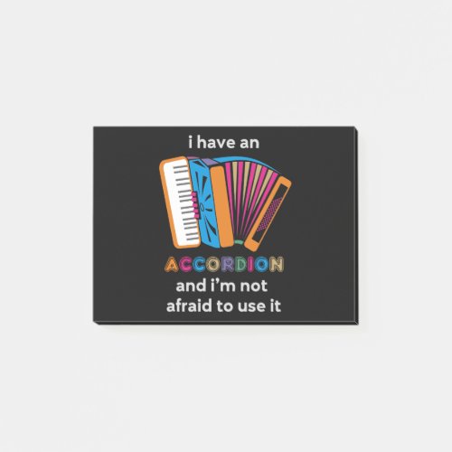 Funny Accordion Post_it Notes