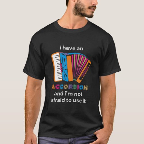 Funny Accordion T_Shirt