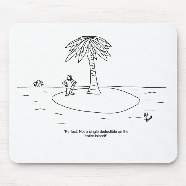 Funny Accountant Business Gift! Mouse Pad (Front)