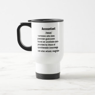 Funny Accountant Definition gifts for men women  Travel Mug