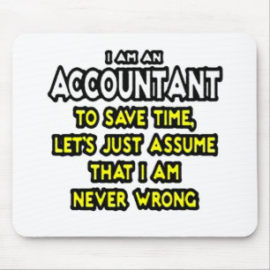 Funny Accountant Gift Ideas Mouse Pad
