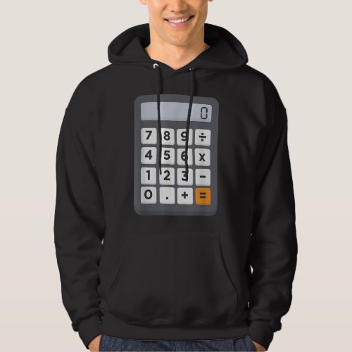 Funny Accountant Halloween Costume Outfit Math Cal Hoodie