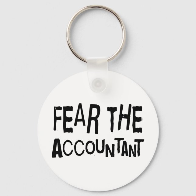Funny Accountant Keychain (Front)