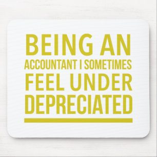 Funny Accountant Pun Mouse Pad