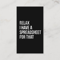 Funny Accountant Spreadsheet Joke Accounting