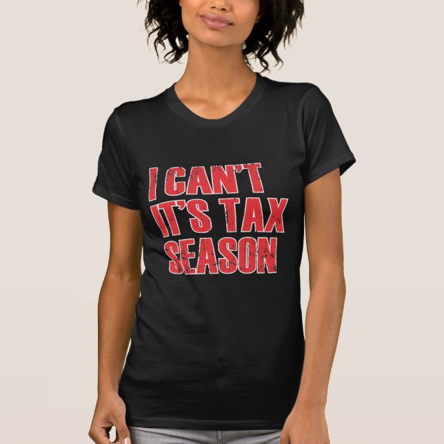 Funny Accountant Tax Season Quote Accounting T-Shirt (Front)