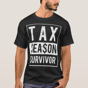 Funny Accountant Tax Season Survivor Premium  T-Shirt