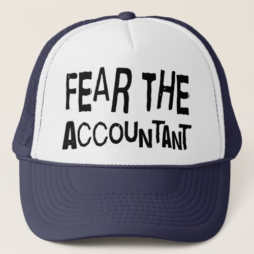 Funny Accountant Trucker Hat