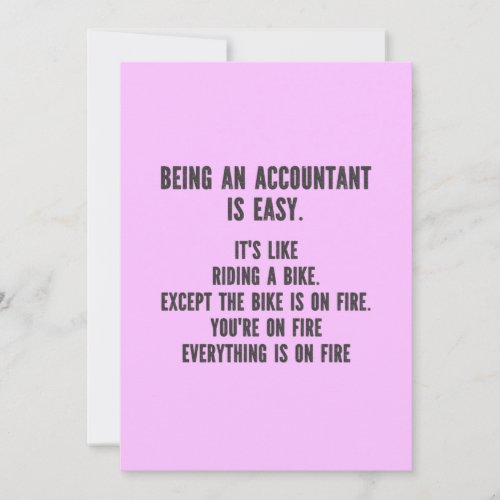 Funny Accountants _ Being Accountant is Easy Announcement
