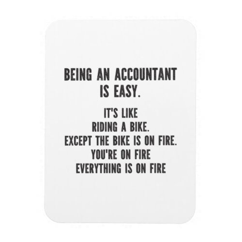 Funny Accountants _ Being Accountant is Easy Magnet