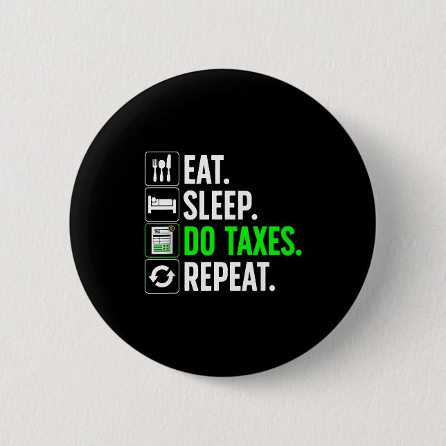 Funny Accounting Art For Men Women Spreadsheets Ac Button (Front)