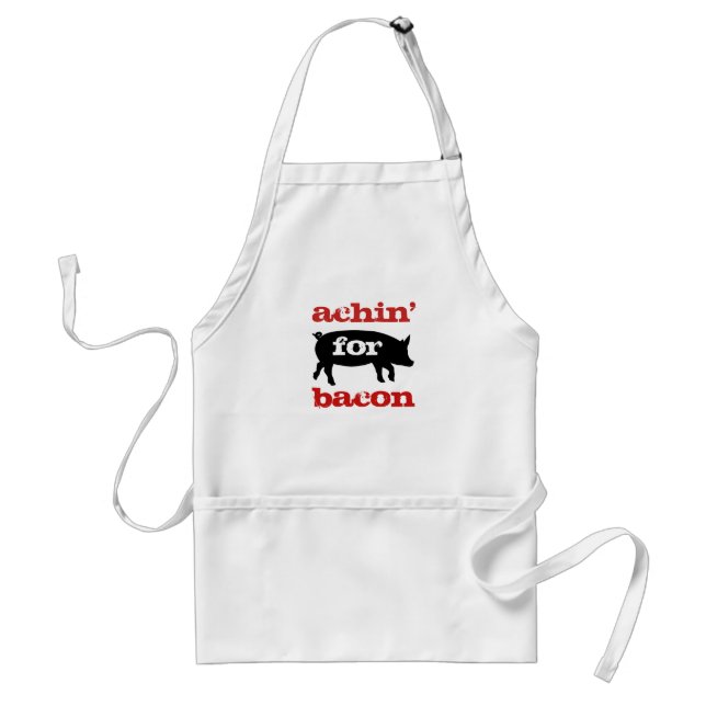 Funny Achin' for Bacon Adult Apron (Front)
